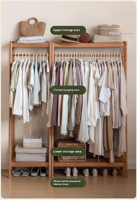 Cherry Solid Wood Retro Medieval Style Hanger