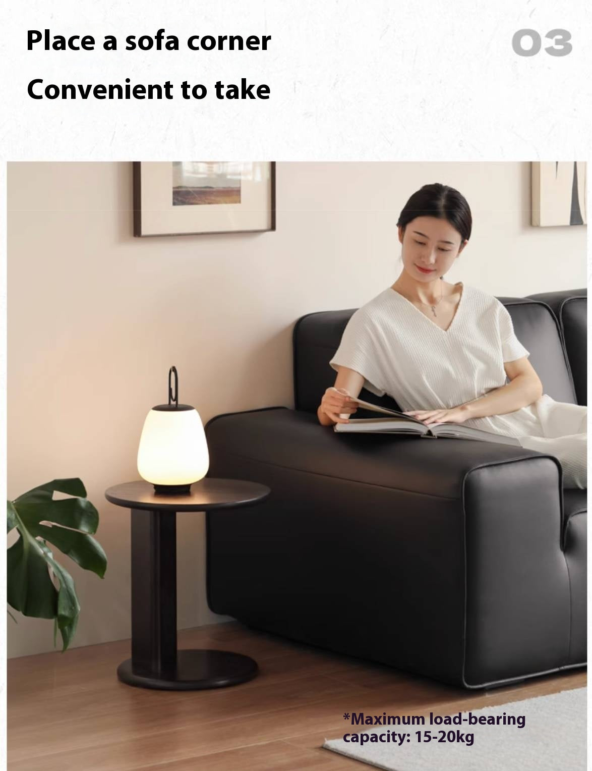 Oak, Ash Solid Wood Rock Slab Coffee Table Combination