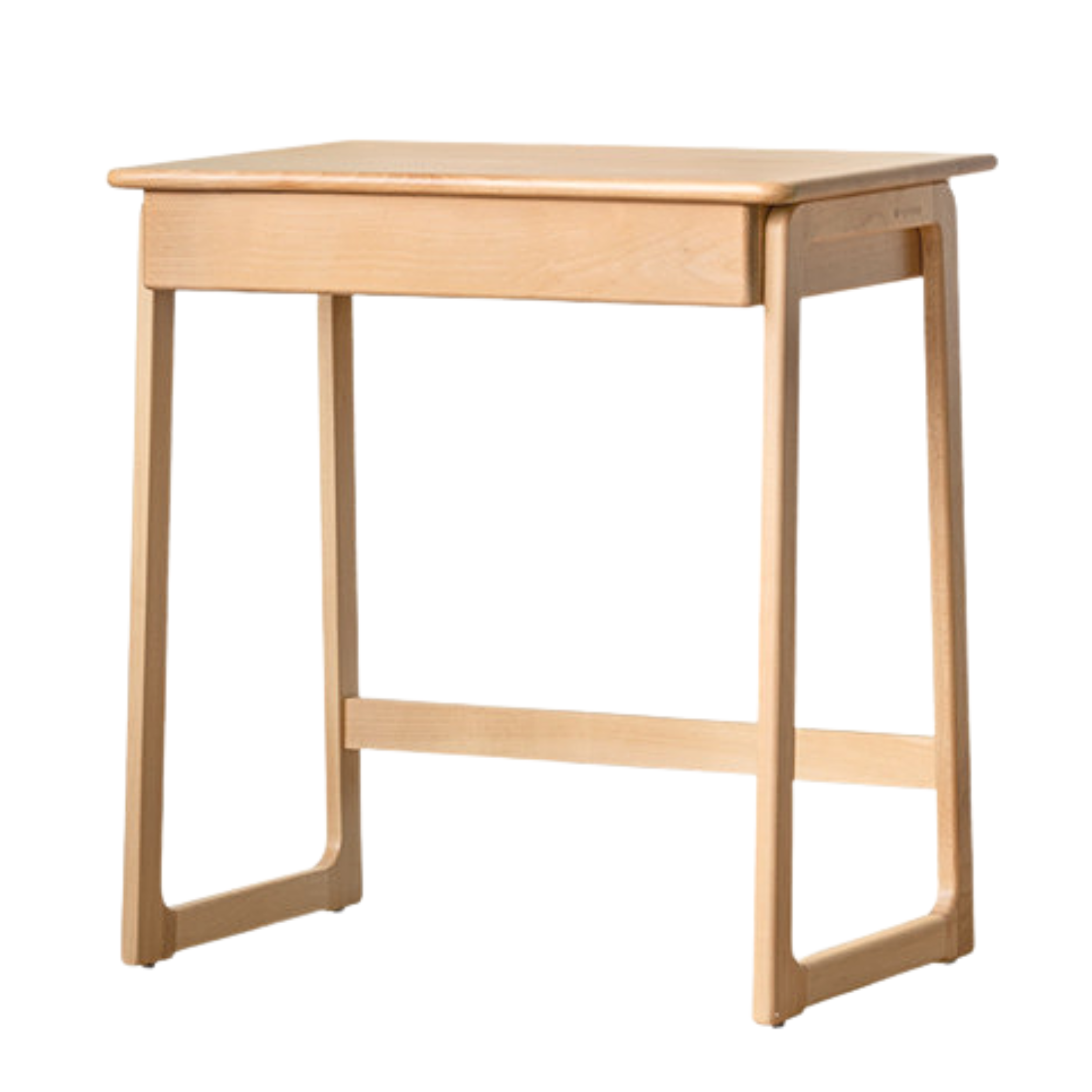 Beech Solid Wood Small Narrow Desk