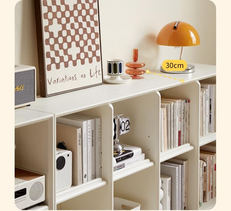 Rubber Solid Wood Modern Bookcase.