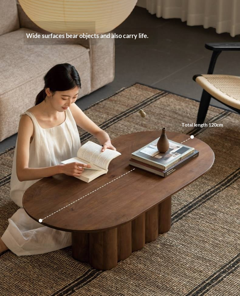 Mango Solid Wood Wabi Sabi Style Coffee Table