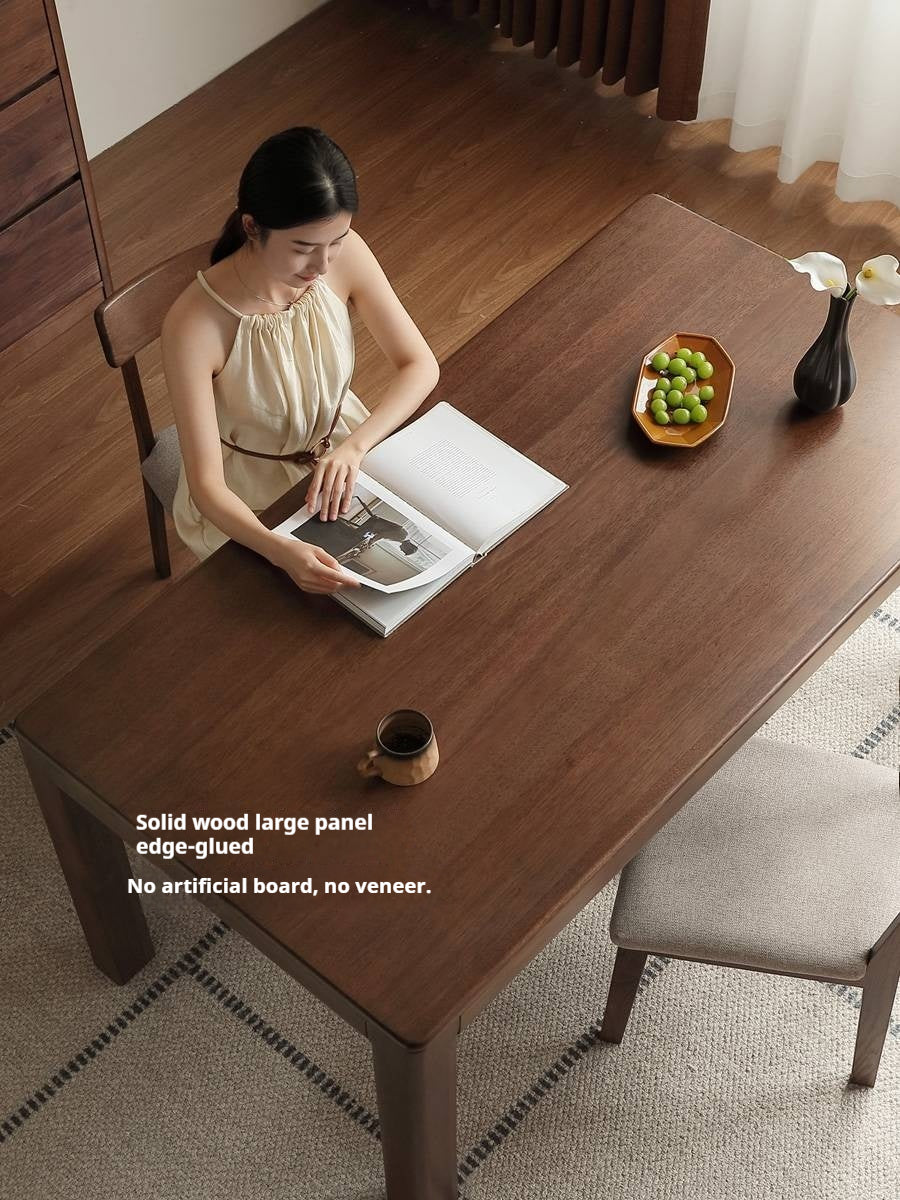 Solid Longan Hardwood Dining Table