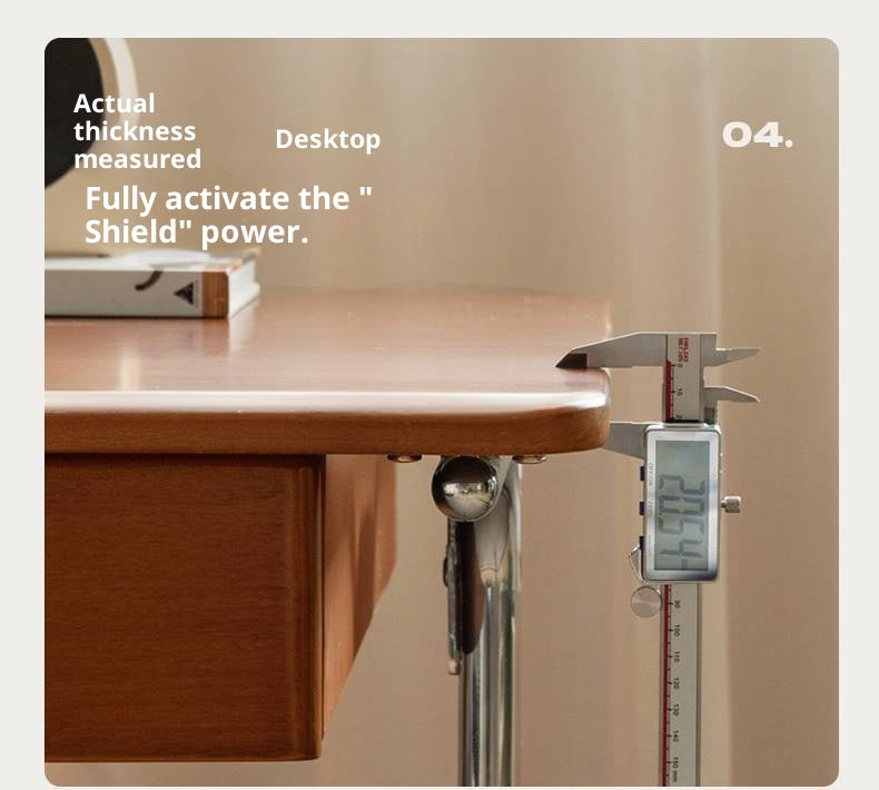 Poplar Solid Wood Bauhaus Style Office Desk.