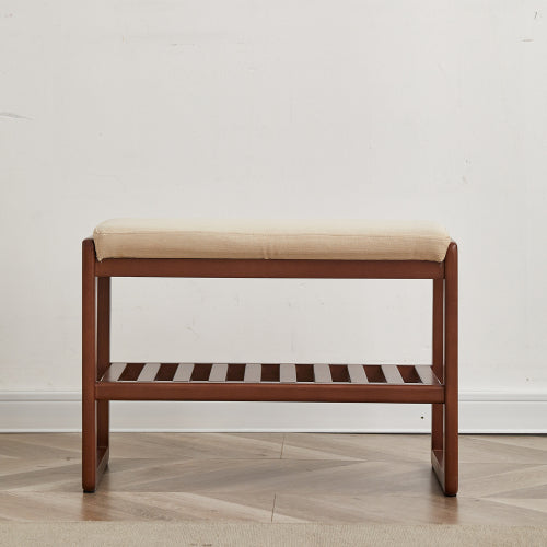 Beech Solid Wood Shoe Changing Stool