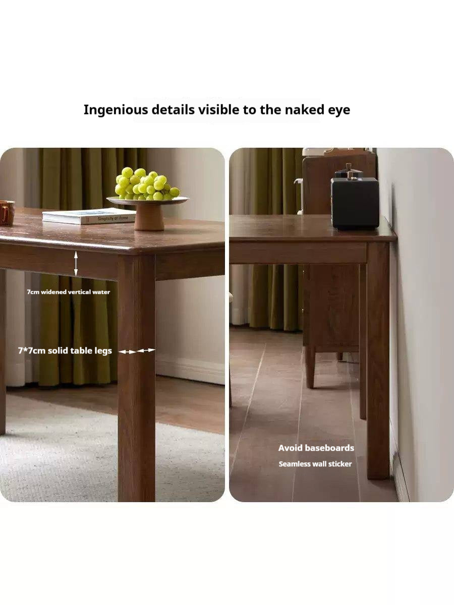 Oak Solid Wood Modern Dining Table