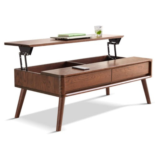 Lifting Coffee Table Oak solid wood+