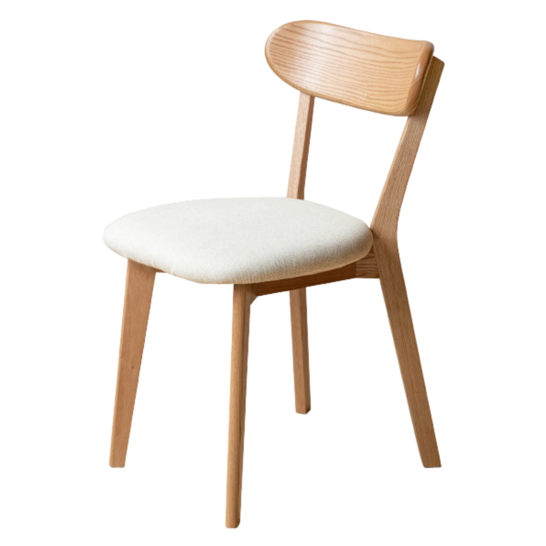 Oak Solid Wood Upholstered Dining Chair