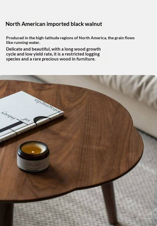 Black Walnut, Cherry Solid Wood Coffee Table