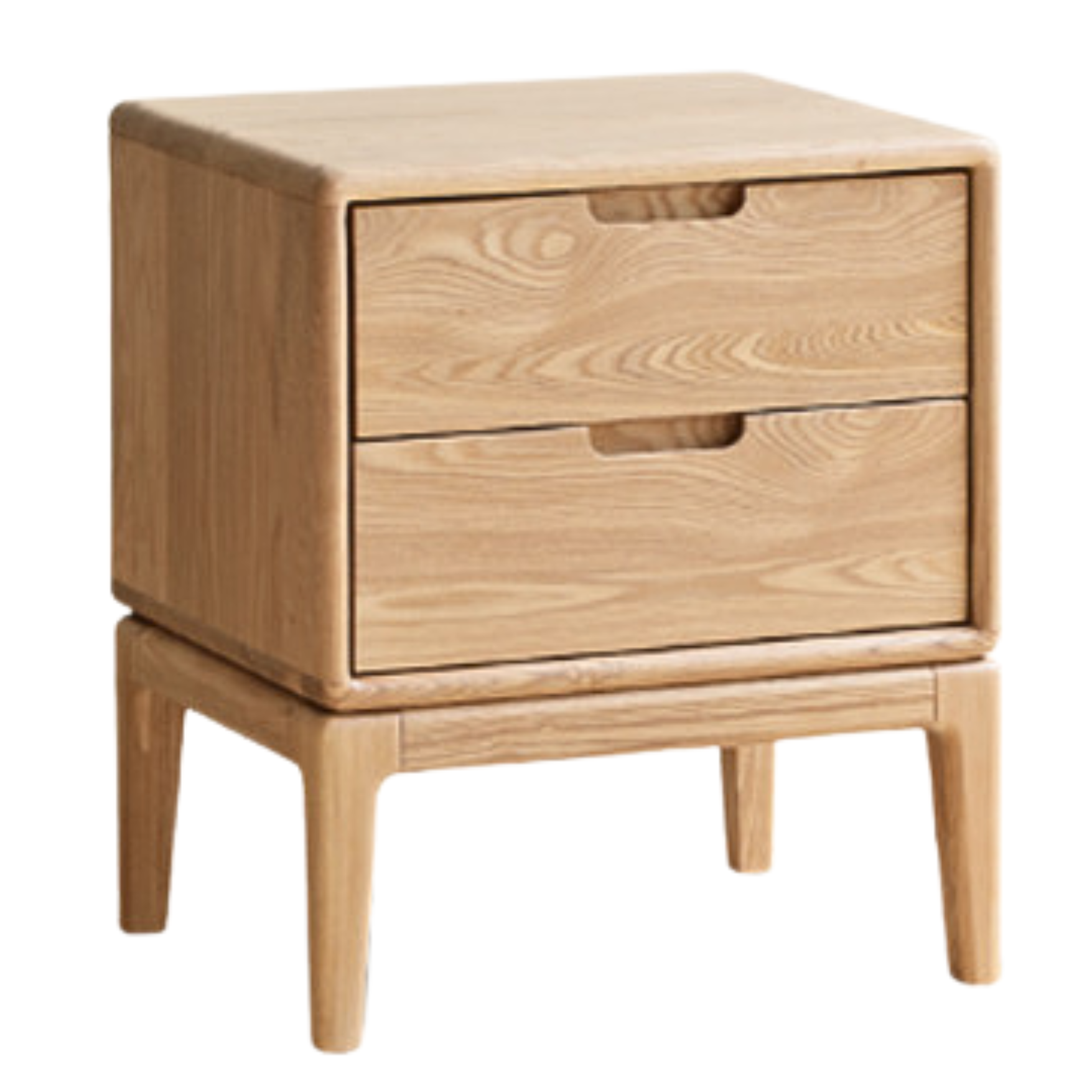 Ash Solid Wood Modern Nordic Style Nightstand