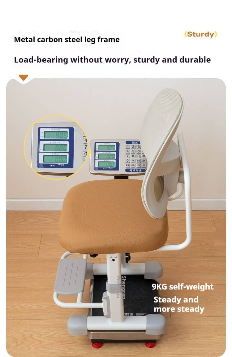 Ergonomic Height-Adjustable Kids Study Chair with Mesh Back and Footrest