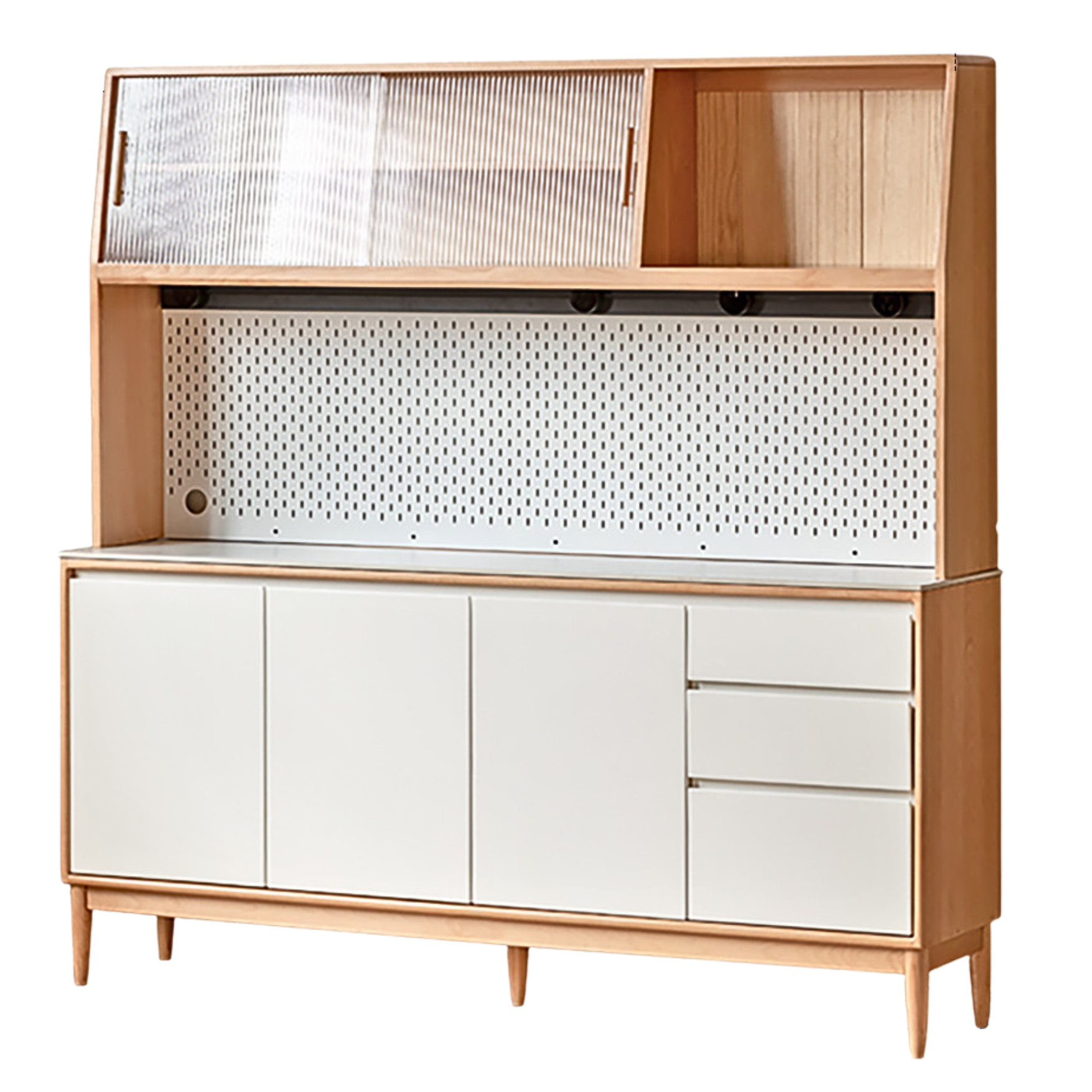 Beech Solid Wood Against The Wall Dining Sideboard