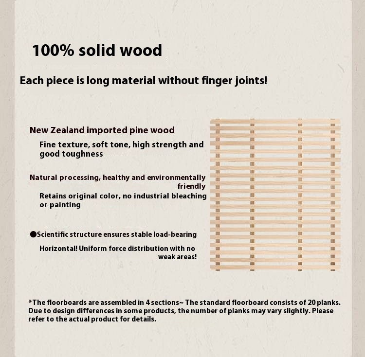 Poplar Solid Wood Bed – French Retro Design with Soft Fabric Upholstery