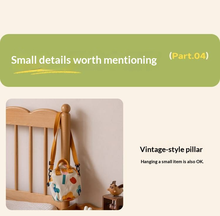 Oak, Beech Solid Wood Children's Bed