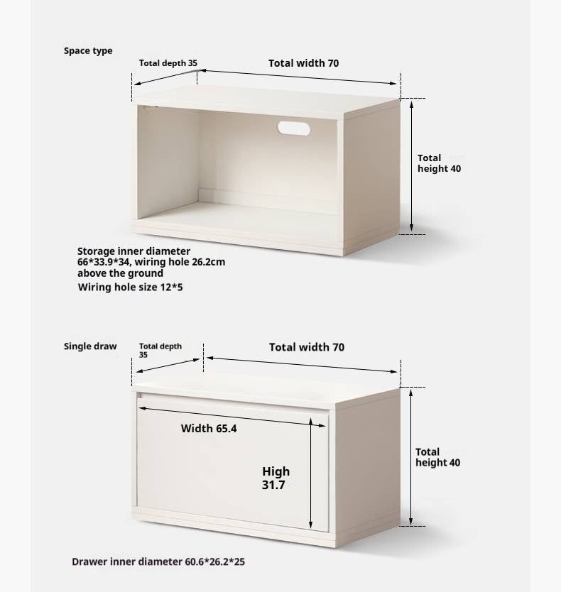 Tulip Tree Solid Wood Combination TV Cabinet