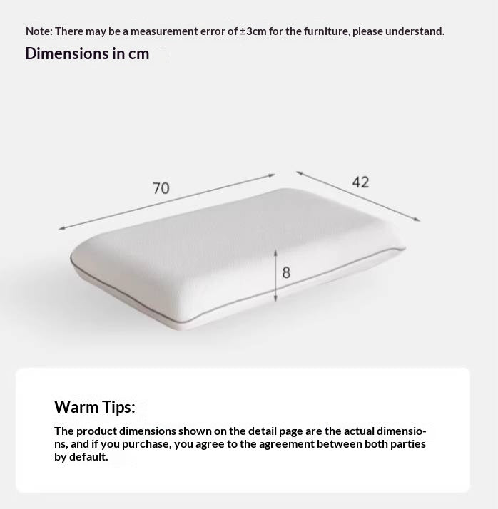 Memory Foam Pillow with Neck Support and Sleep Aid