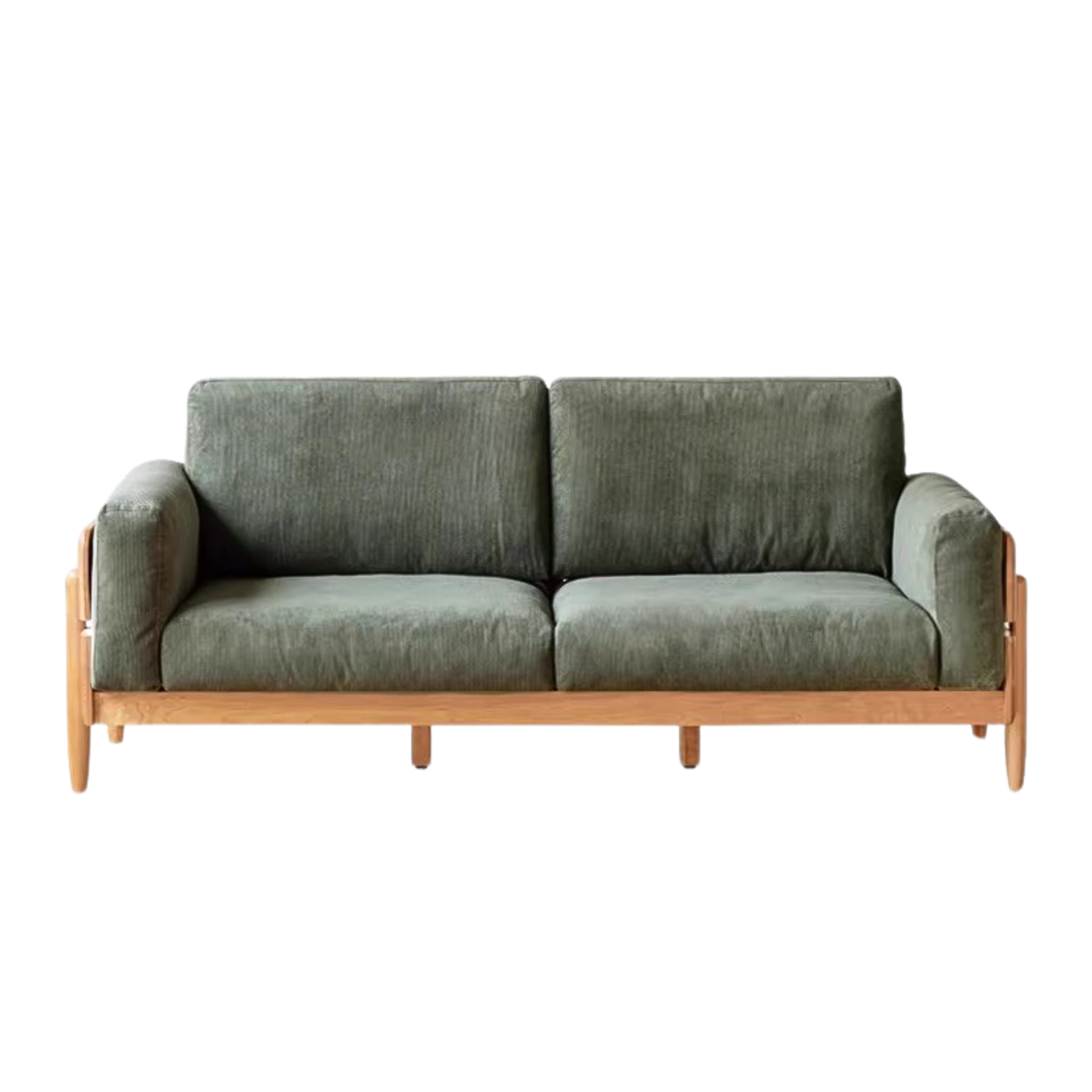 Cherry, Oak Solid Wood Antique Style Sofa.