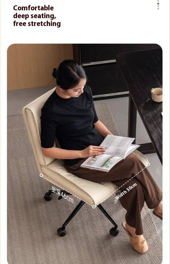Organic Leather Computer Chair