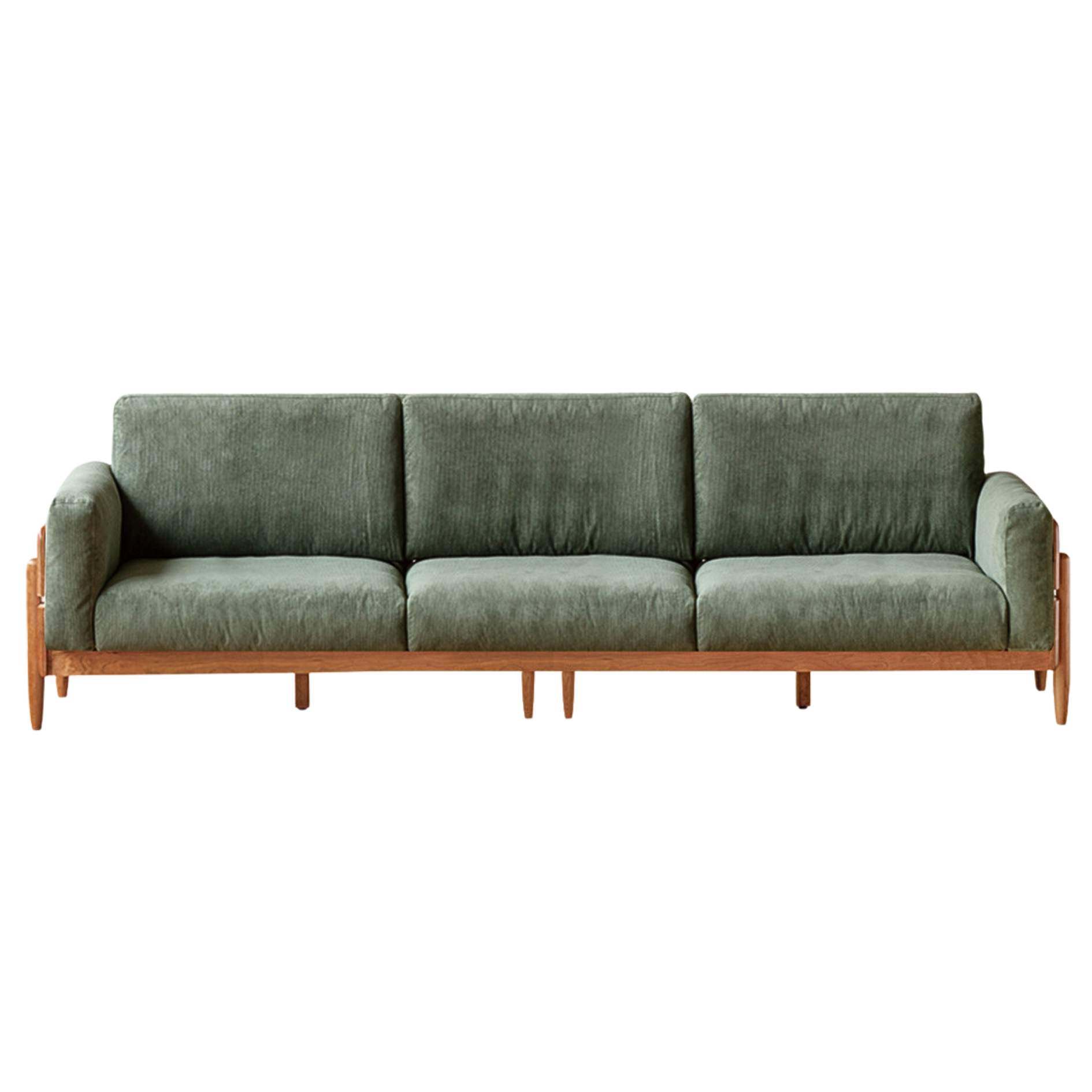 Cherry, Oak Solid Wood Antique Style Sofa.