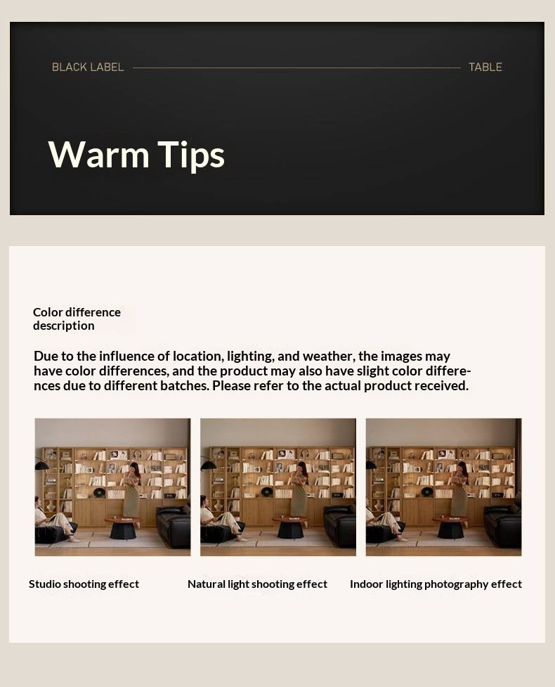 White Oak Solid Wood Bookcase and Display Cabinet with Glass Doors and Built-In Lights