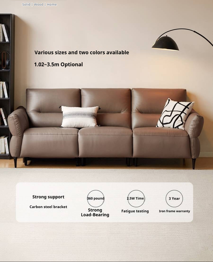 Genuine Leather Modular Power Reclining Sofa