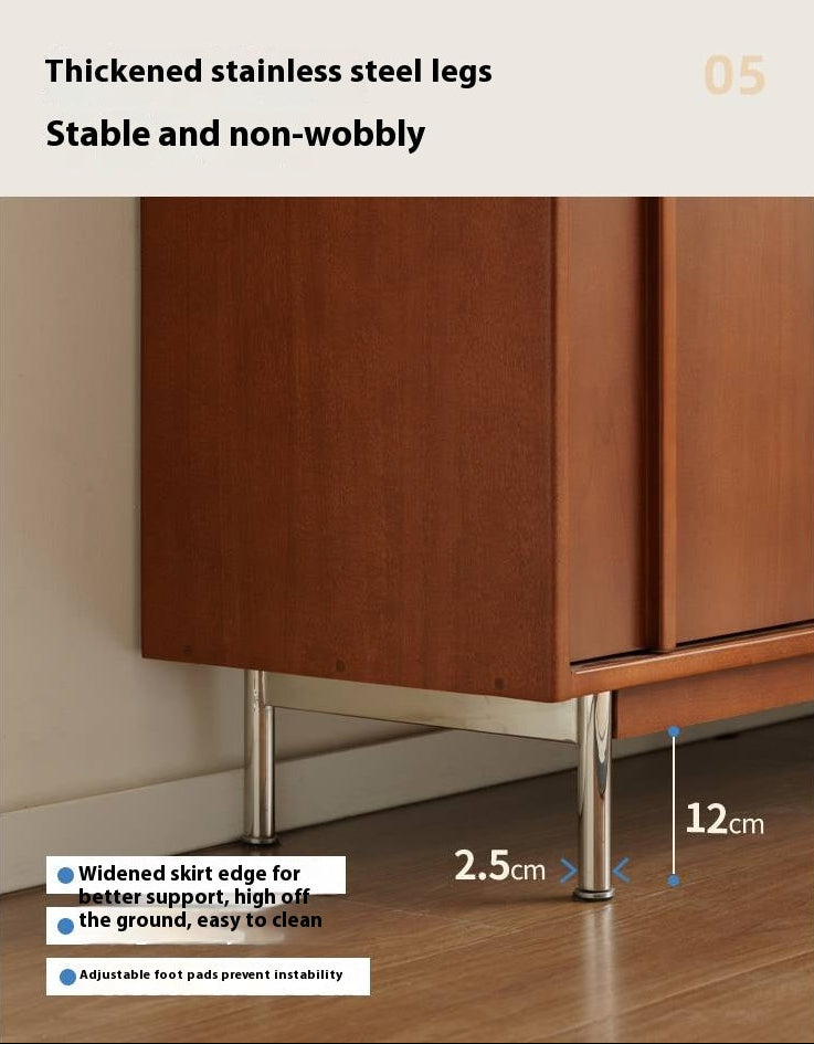 Poplar Solid Wood Medieval Style Retro Buffet