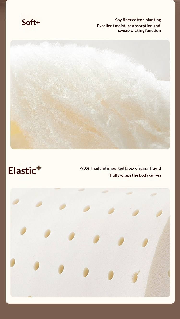 Zero-Glue Soy Fiber Mattress — Independent Spring Model, Thick Latex Support Mattress