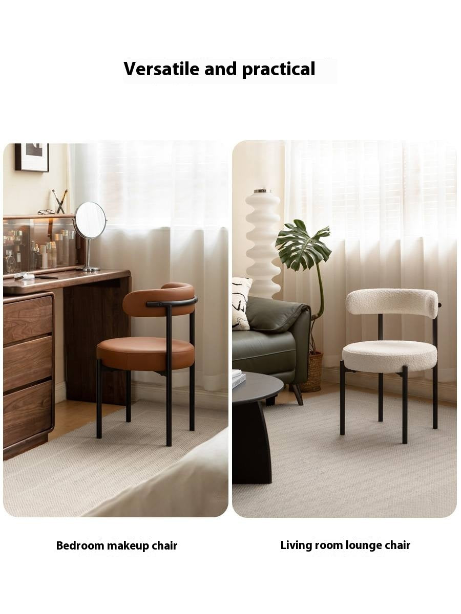 Fabric, Leather Bauhaus Style Chair