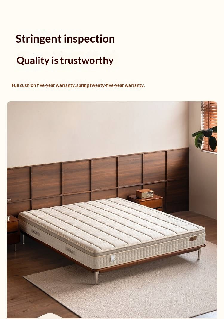 Zero-Glue Soy Fiber Mattress — Independent Spring Model, Thick Latex Support Mattress