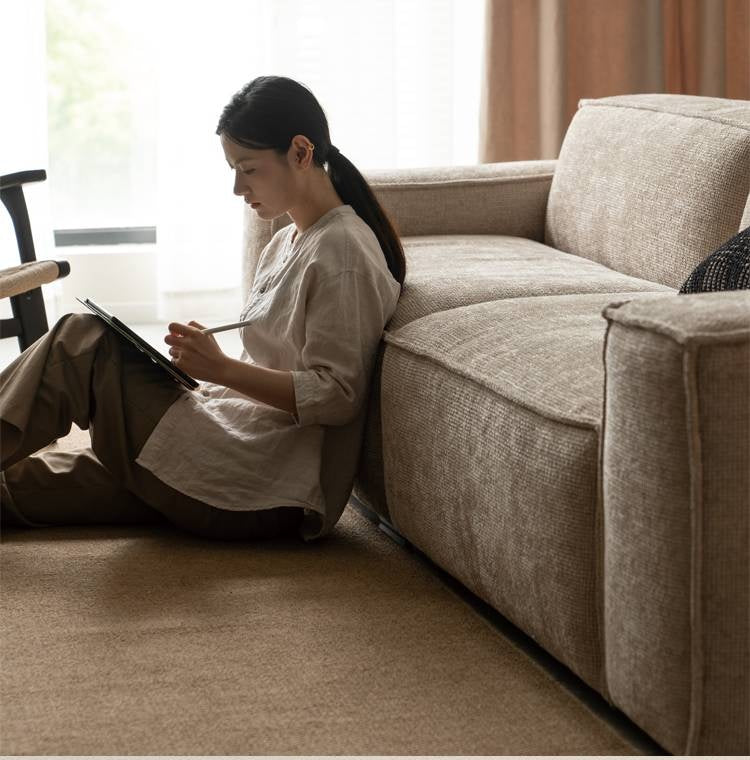 Fabric Wabi Sabi Style Sofa