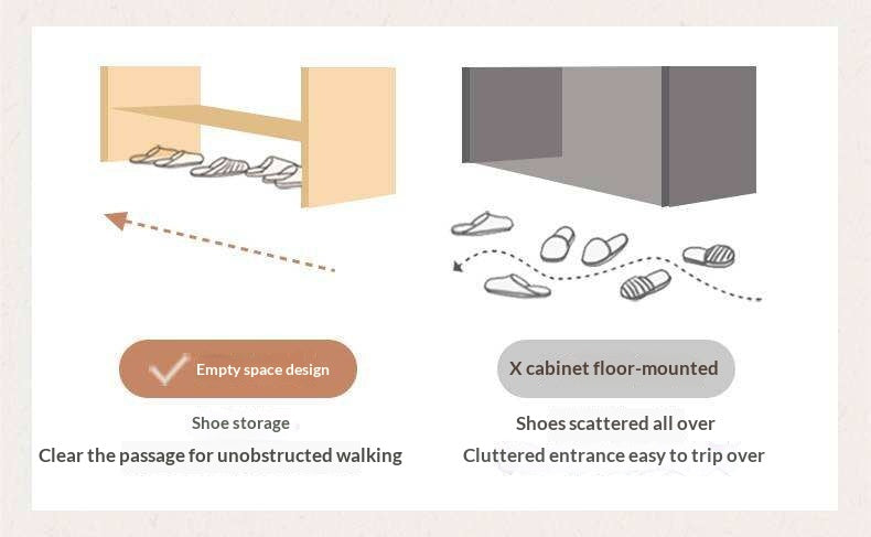 Oak Solid Wood, Rubberwood Solid Shoe Cabinet Entryway Storage Organizer Large Capacity