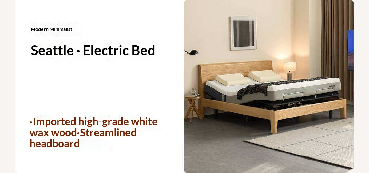 Poplar Solid Wood Adjustable Bed Frame with Arched Spindle Post Headboard