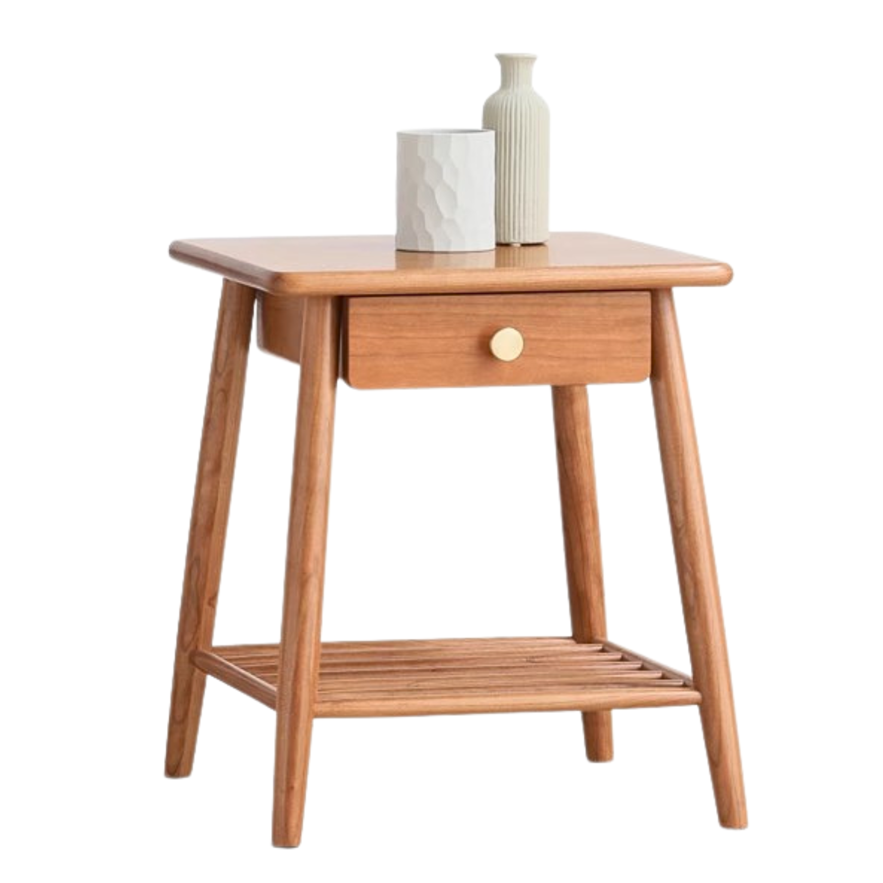 Сherry Solid Wood Side Table