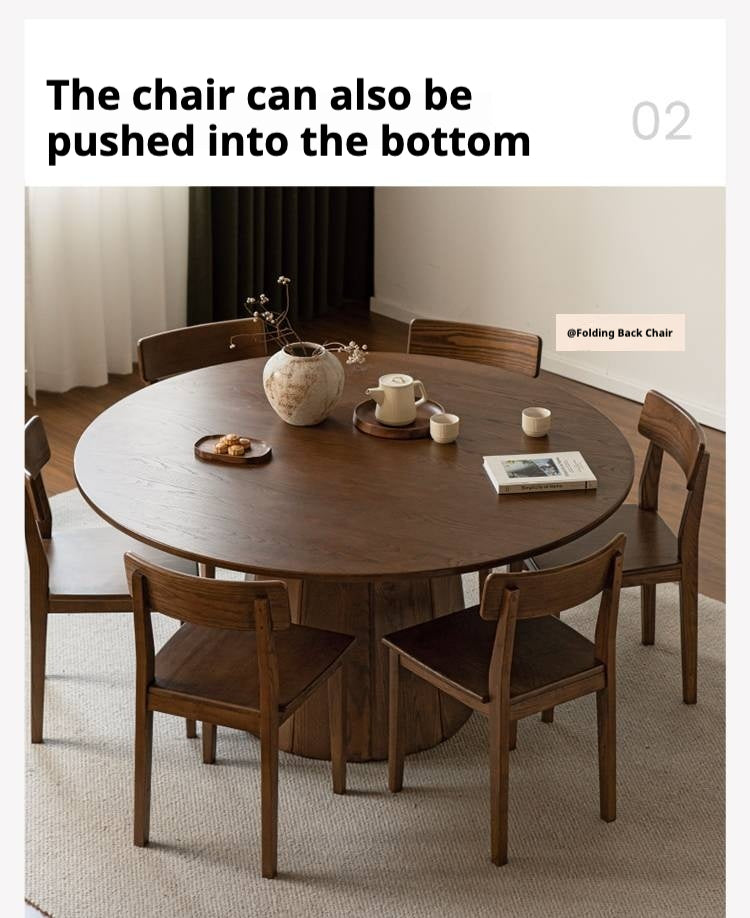 Ash, Black Walnut Solid Wood Modern Large Dining Table