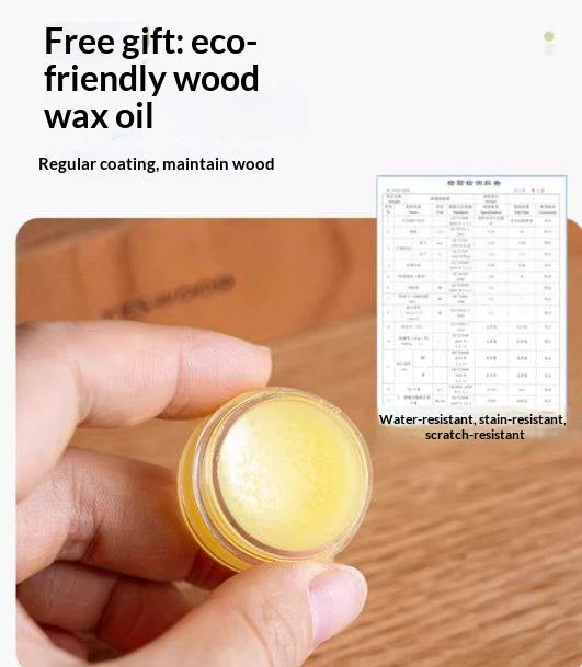 Cherry Solid Wood Nordic Style Eco Friendly Wall Clock