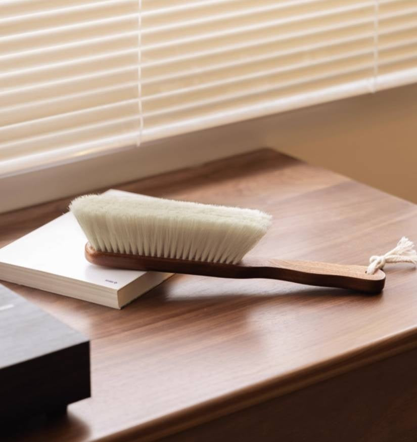 Ebony Solid Wood Long Handle SweepingBrush