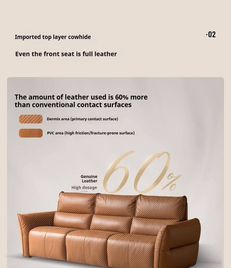 Leather Electric Luxury High Backrest Sofa,,,