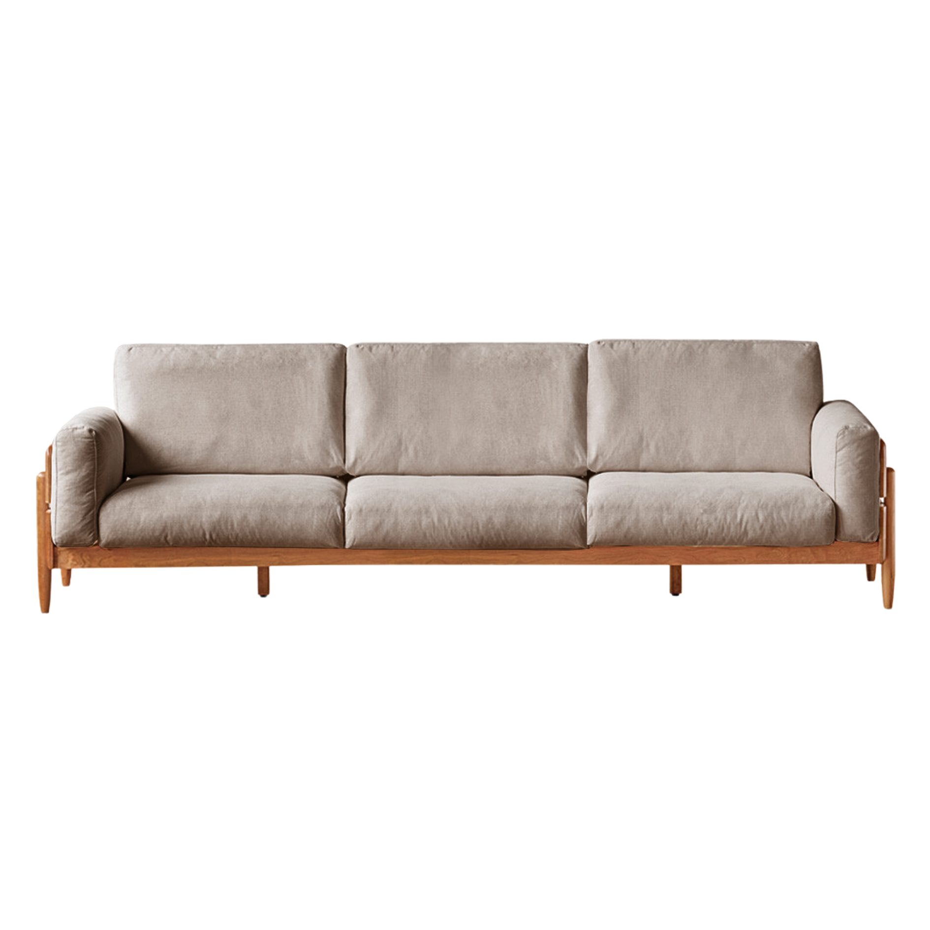 Cherry, Oak Solid Wood Antique Style Sofa.