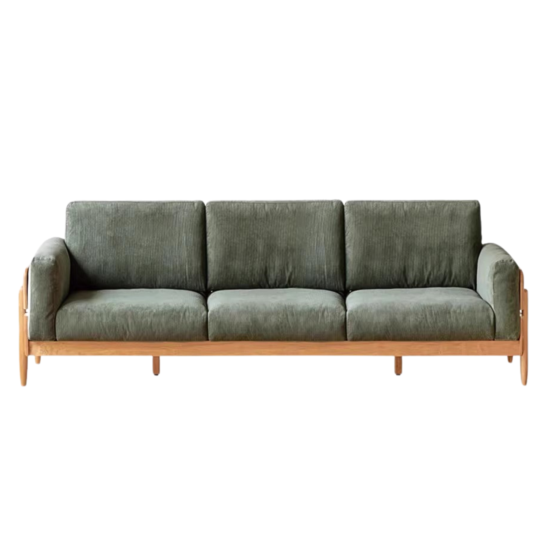 Cherry, Oak Solid Wood Antique Style Sofa.