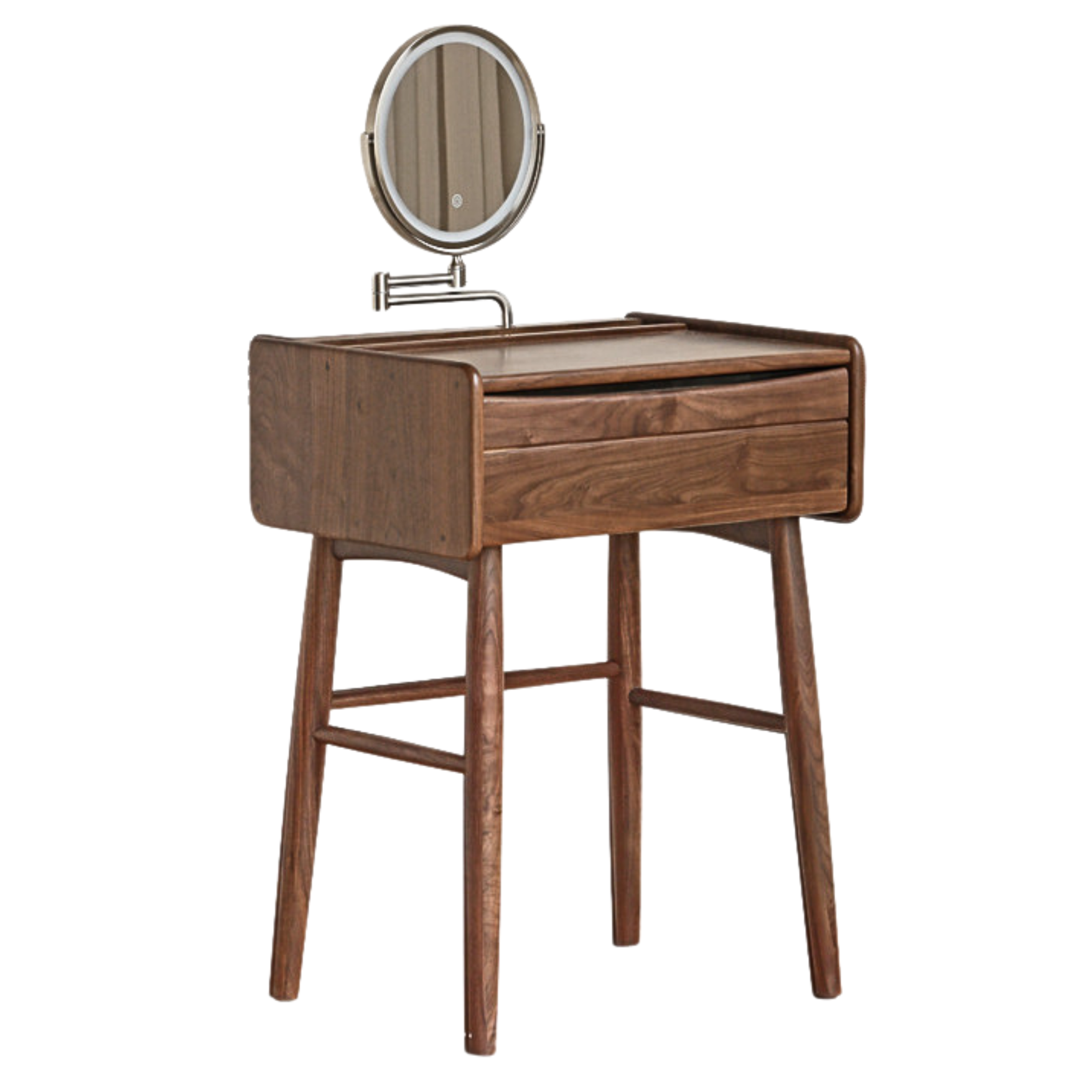 Black Walnut Solid Wood Dressing Table.
