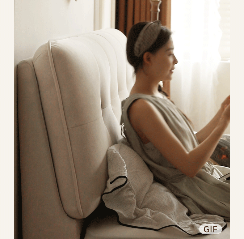 Fabric Puff Cat Scratch Bed, French Cream Style