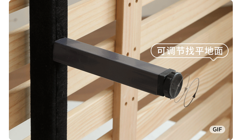 Fabric White Cotton Linen Edge Bed Wabi-sabi Style