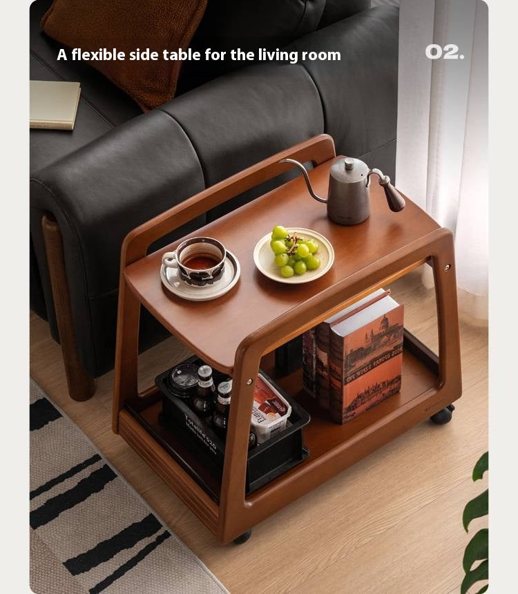 Poplar Solid Wood Antique Style Side Table