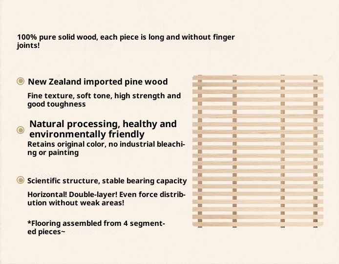 Poplar Solid Wood Windsor Bed, Retro Vintage Style