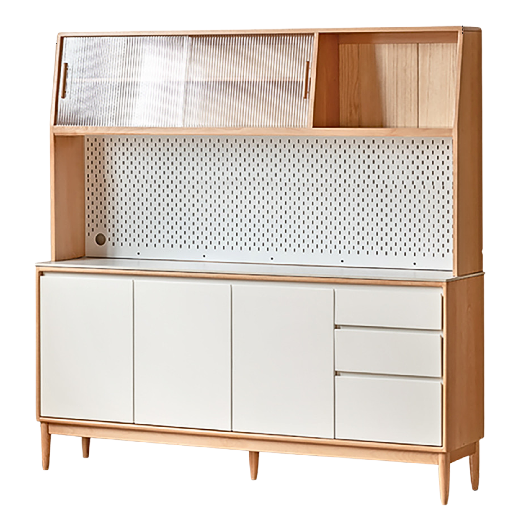 Beech Solid Wood Against The Wall Dining Sideboard