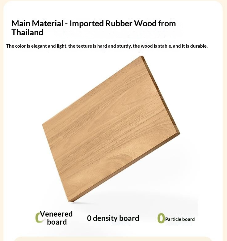 Rubberwood Solid Wood Children's Multifunctional Box Bunk Bed