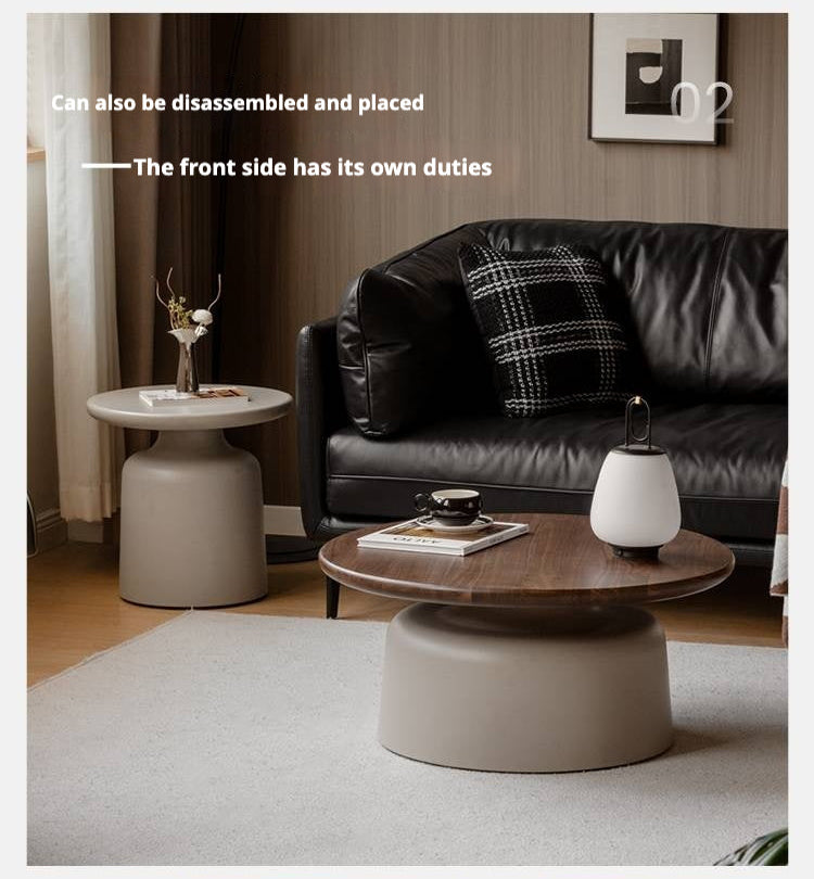 Black Walnut, Solid RubberWood, Poplar Solid Wood Coffee Table.