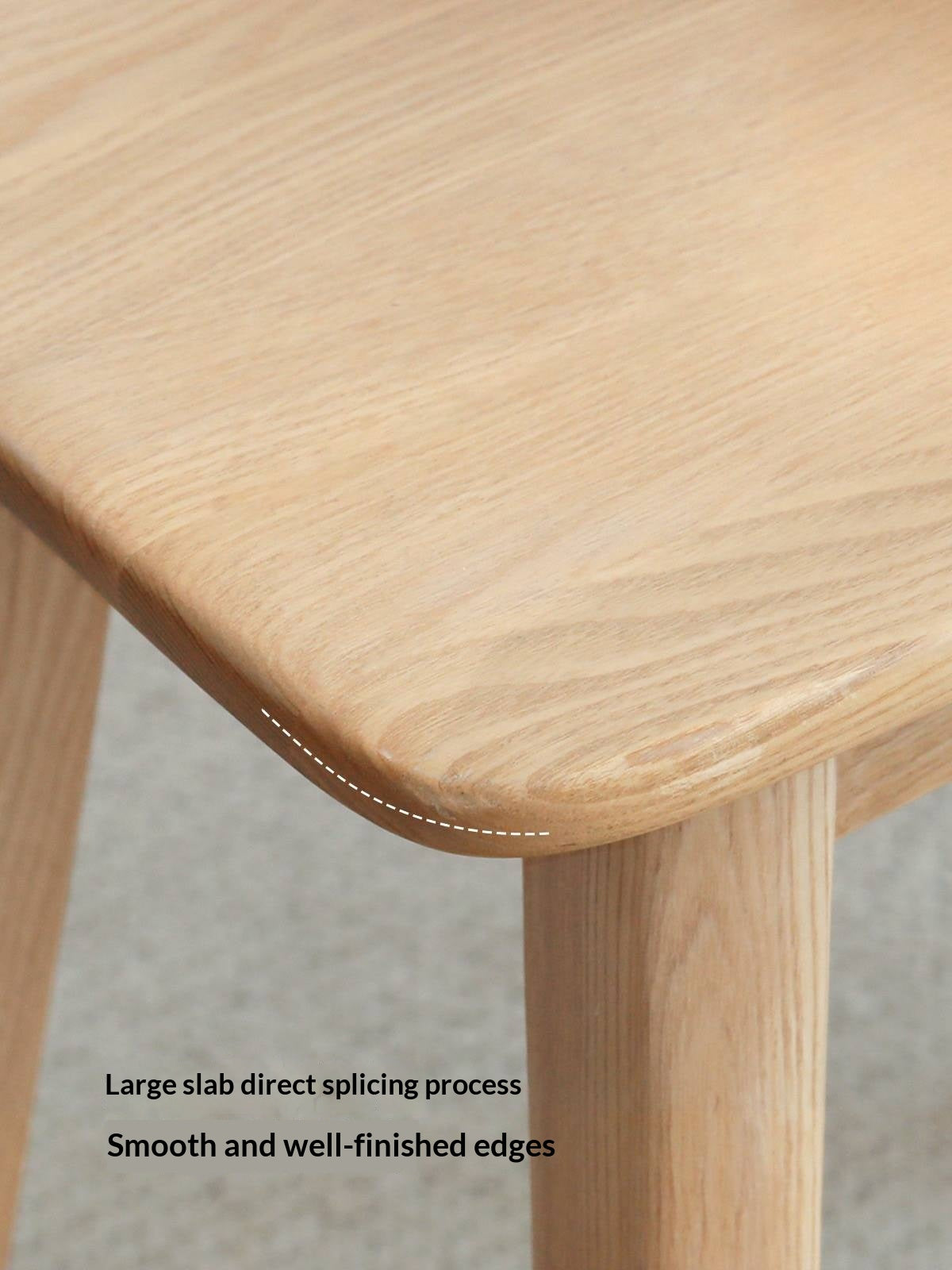 Oak, Ash Solid Wood Modern Vanity Table