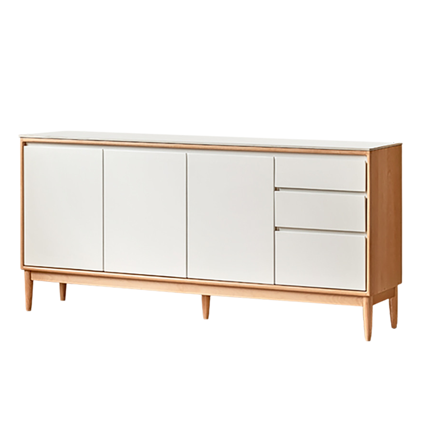 Beech Solid Wood Against The Wall Dining Sideboard