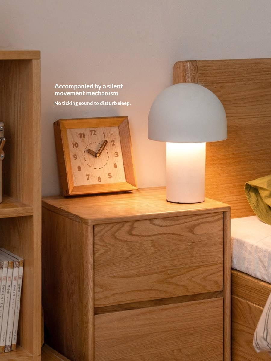 Cherry, Black Walnut Solid Wood Silent Movement Wall Clock