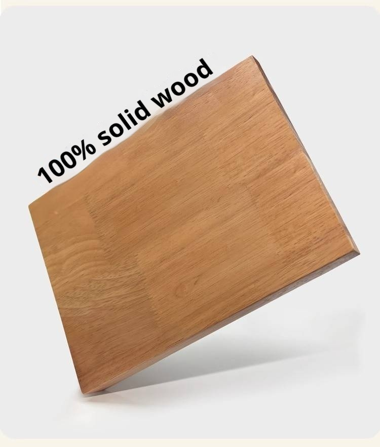 Rubberwood Solid Wood Floating Soft Upholstery Bed